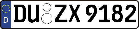 DU-ZX9182