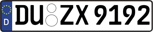 DU-ZX9192