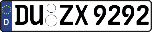 DU-ZX9292