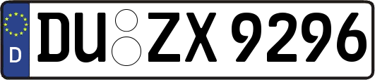 DU-ZX9296