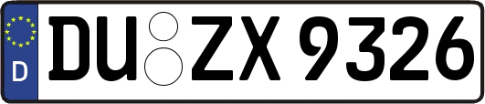 DU-ZX9326