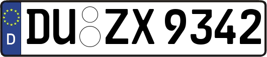 DU-ZX9342
