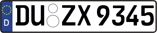 DU-ZX9345