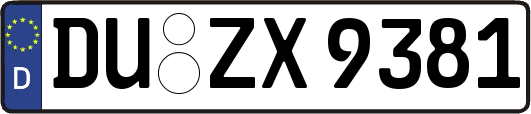 DU-ZX9381