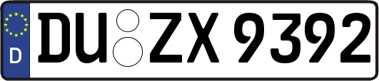 DU-ZX9392