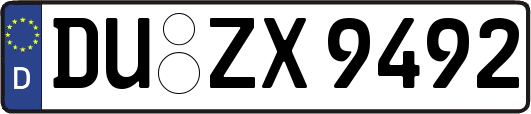DU-ZX9492