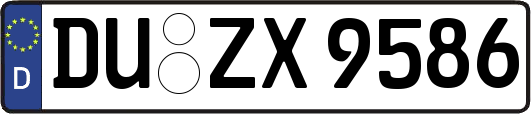 DU-ZX9586