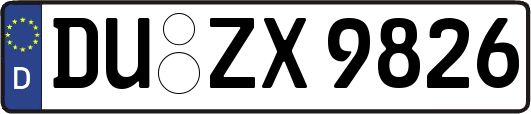DU-ZX9826