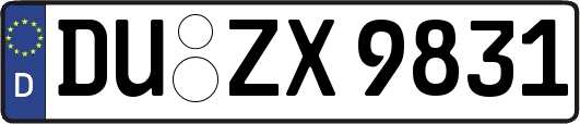 DU-ZX9831