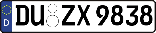DU-ZX9838