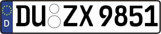 DU-ZX9851