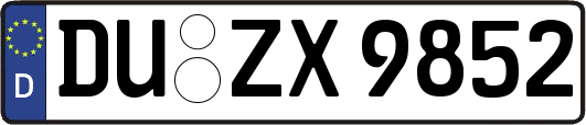 DU-ZX9852