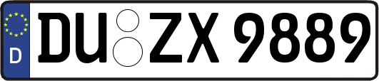 DU-ZX9889