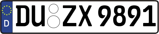 DU-ZX9891
