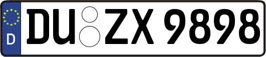 DU-ZX9898