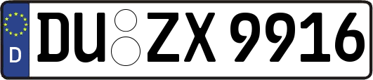 DU-ZX9916