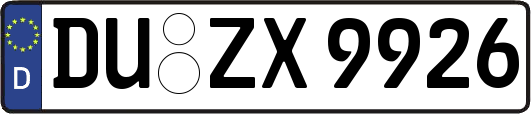 DU-ZX9926