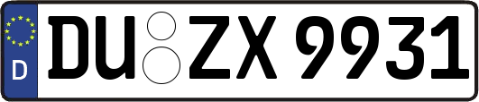 DU-ZX9931
