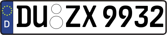 DU-ZX9932