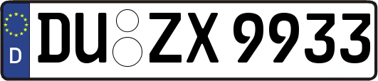 DU-ZX9933