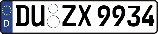 DU-ZX9934