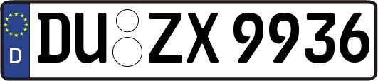 DU-ZX9936