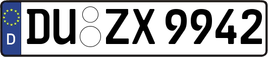 DU-ZX9942
