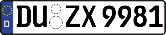 DU-ZX9981