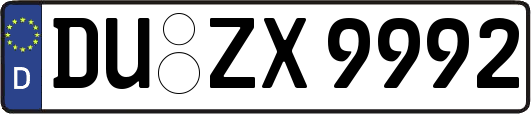 DU-ZX9992