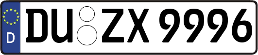 DU-ZX9996