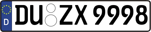 DU-ZX9998