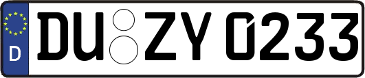DU-ZY0233
