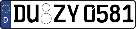 DU-ZY0581
