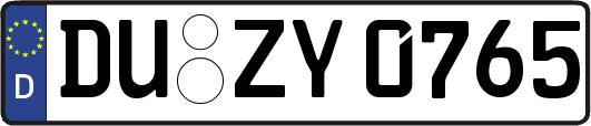 DU-ZY0765