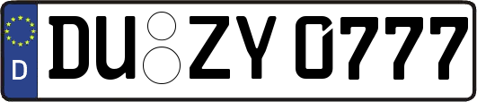 DU-ZY0777