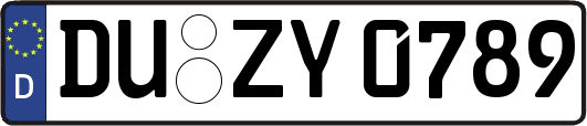DU-ZY0789