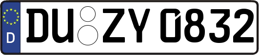 DU-ZY0832