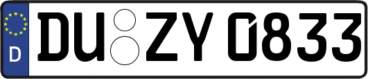 DU-ZY0833
