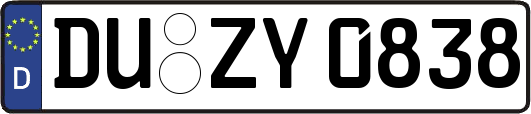 DU-ZY0838