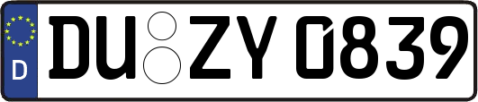 DU-ZY0839