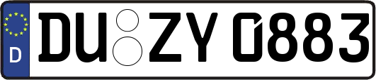DU-ZY0883