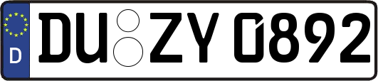 DU-ZY0892