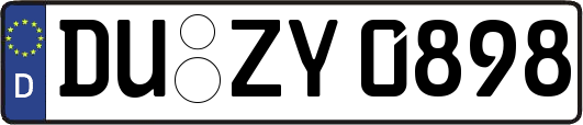 DU-ZY0898