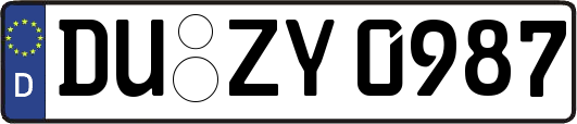DU-ZY0987