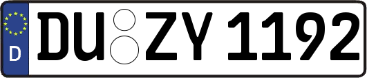 DU-ZY1192
