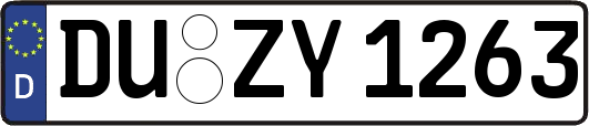 DU-ZY1263