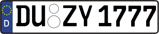 DU-ZY1777
