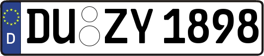 DU-ZY1898