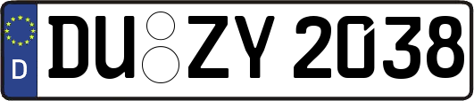 DU-ZY2038