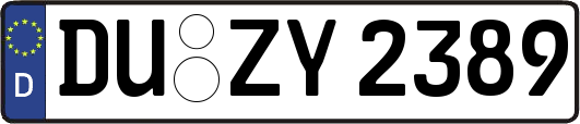 DU-ZY2389